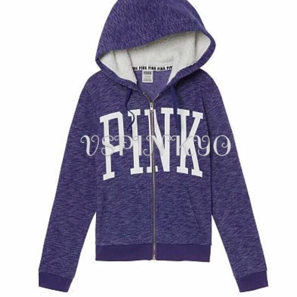Victoria’s Secret Pink Sherpa Hoodie Xs